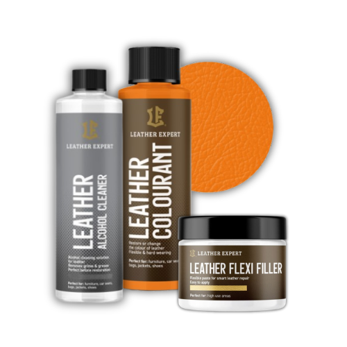 Набор для легкой реставрации кожаного салона Leather Expert 021 Orange