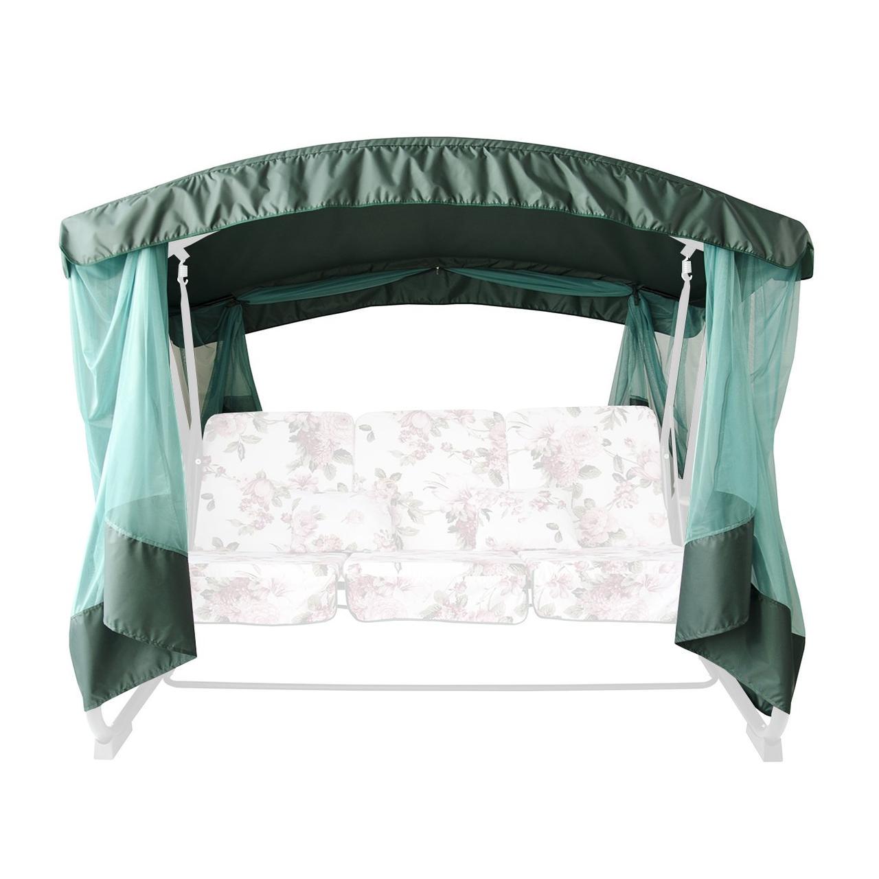 Тент с москитной сеткой на садовые качели Фемели-2 Трава 240D Зеленый (27195959) Тент с москитной сеткой на садовые качели Фемели-2 Трава 240D Зеленый (27195959)