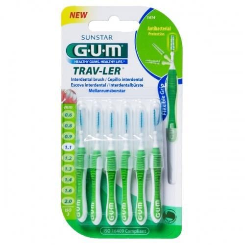 Йоржики міжзубні GUM Trav-Ler 1,1 мм 6 шт. (1409238485) Йоржики міжзубні GUM Trav-Ler 1,1 мм 6 шт. (1409238485)