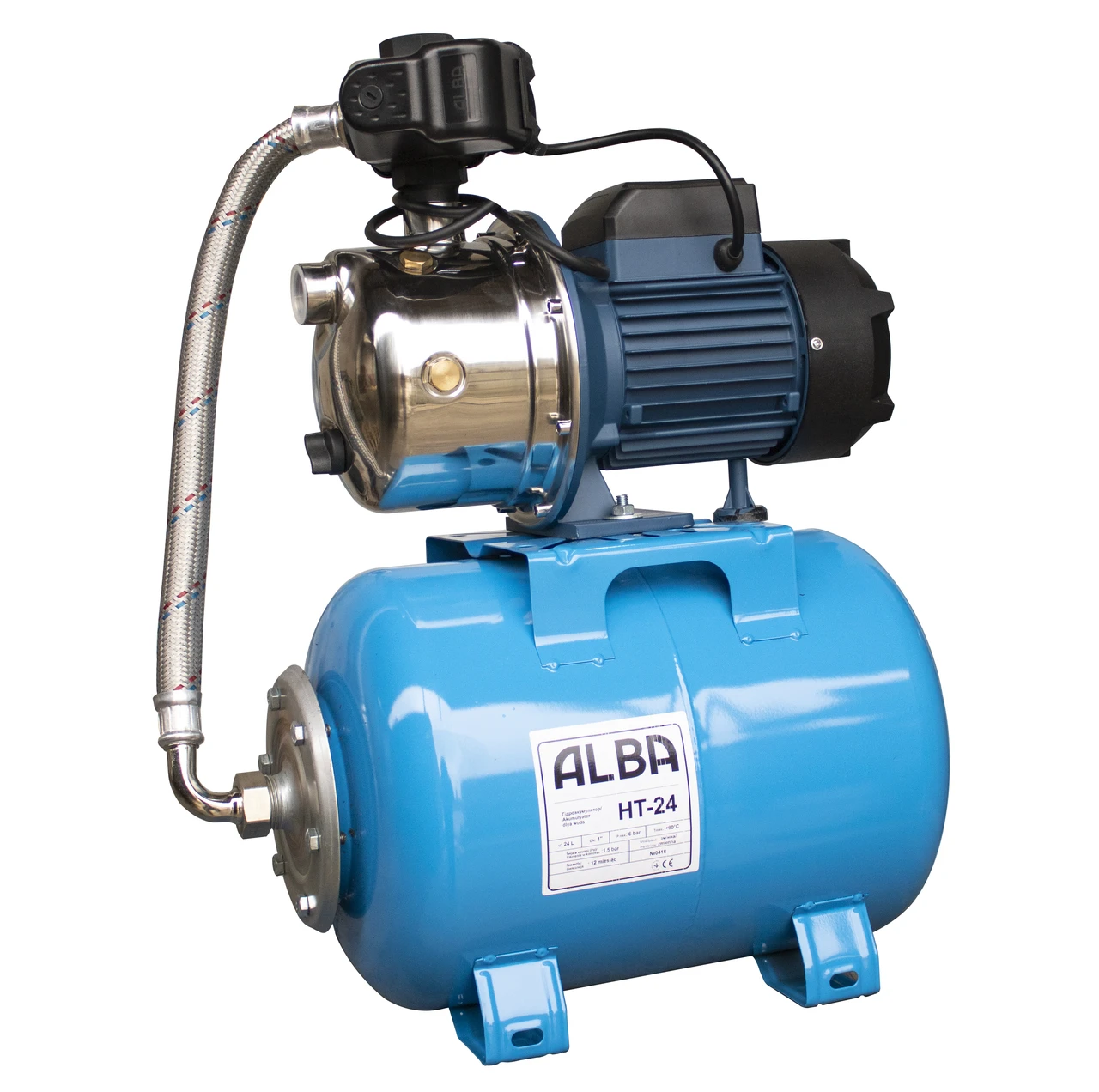 Насосна станція з механічним реле тиску ALBA JS110 24 л