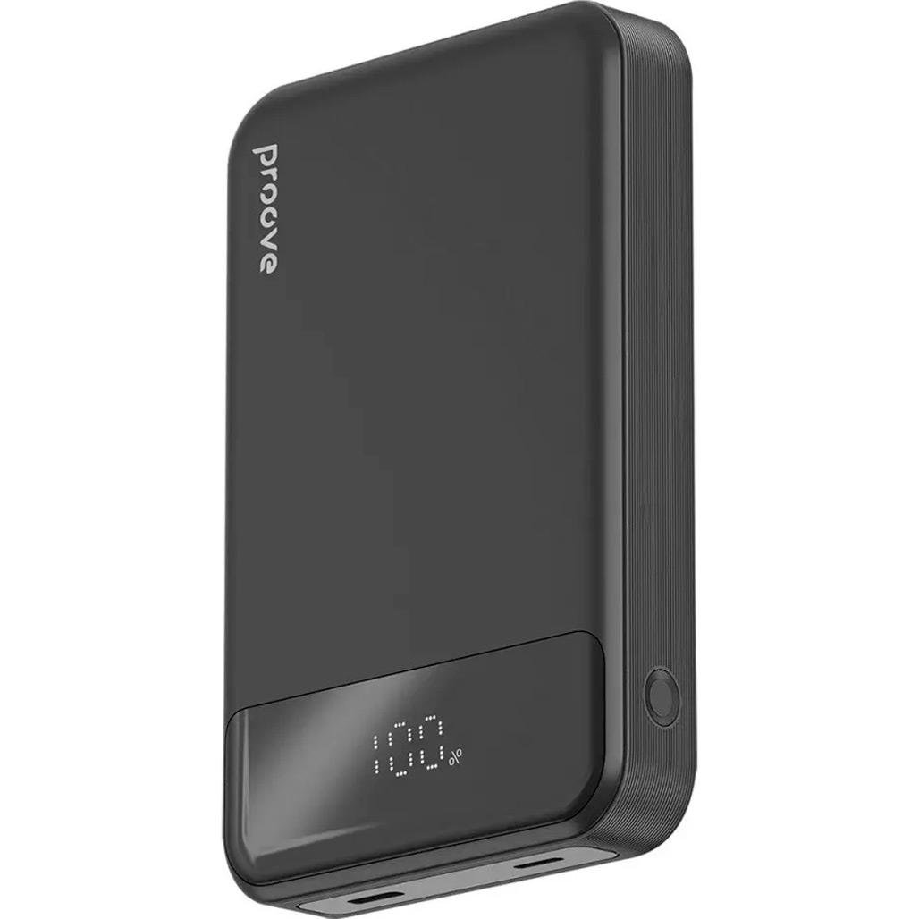Внешний аккумулятор Proove Hoodman Magnetic 10000 mAh 20W Black (PBH120010001)