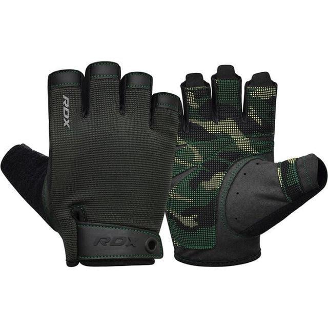Рукавички для фітнесу RDX T2 Half Army Plus-M Green (3070040733) Рукавички для фітнесу RDX T2 Half Army Plus-M Green (3070040733)