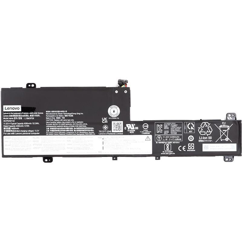 Акумулятор Power для ноутбуків Lenovo IdeaPad FLEX 5-14ALC05 L19L3PD6 11,52V 4585mAh