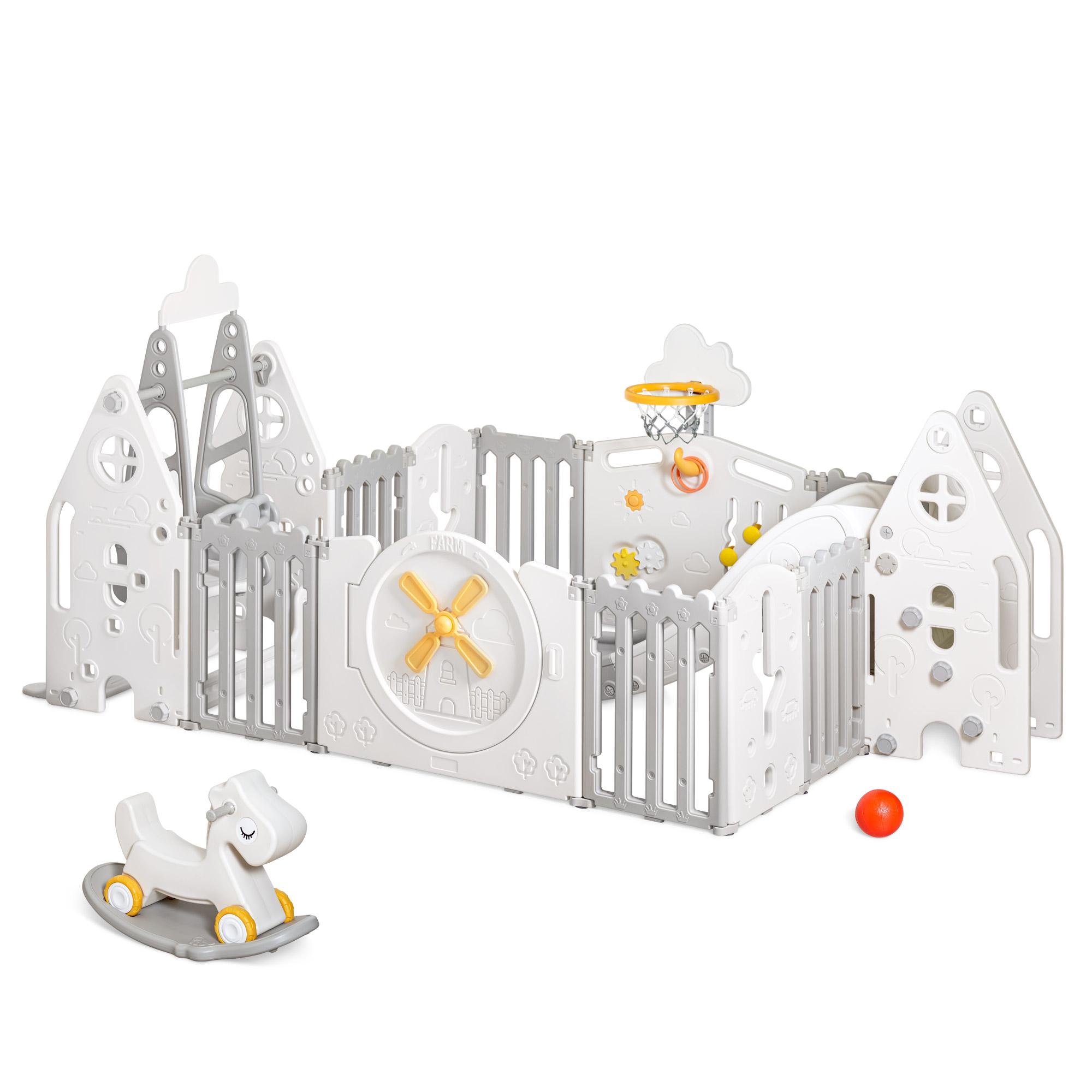 Манеж для детей Mealux Forto Gray (KD-C051 Gray)