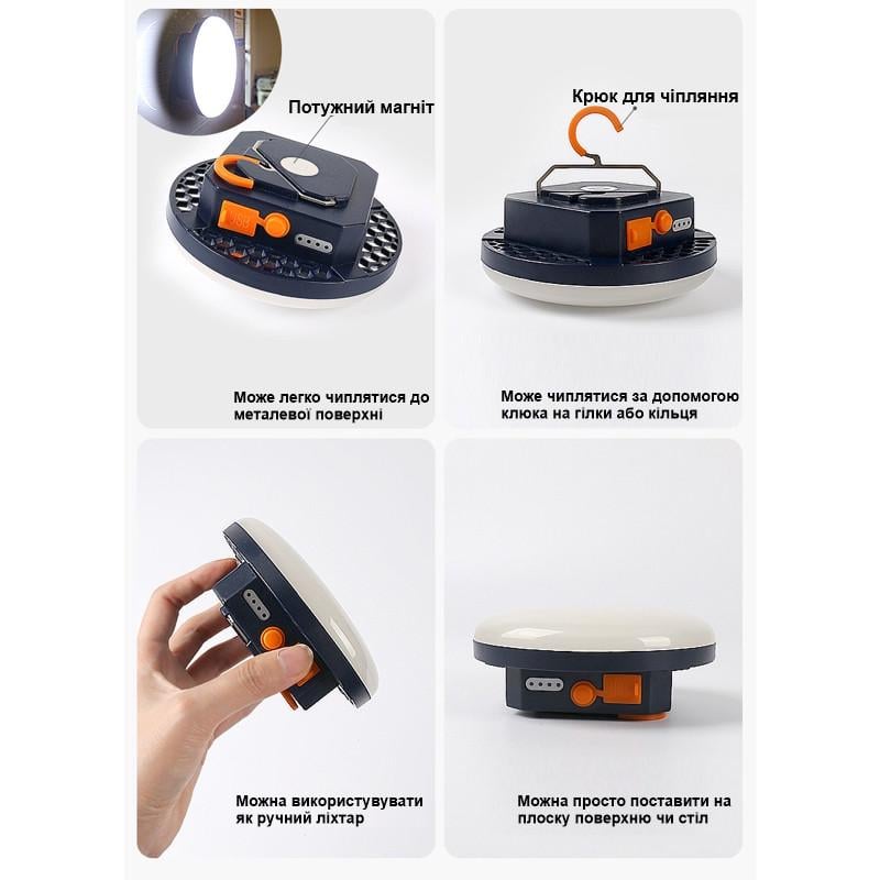 Ліхтар кемпінговий аварійний Nectronix MOS-14 7200 мАг Теплий білий (100906) - фото 7 Ліхтар кемпінговий аварійний Nectronix MOS-14 7200 мАг Теплий білий (100906) - фото 7