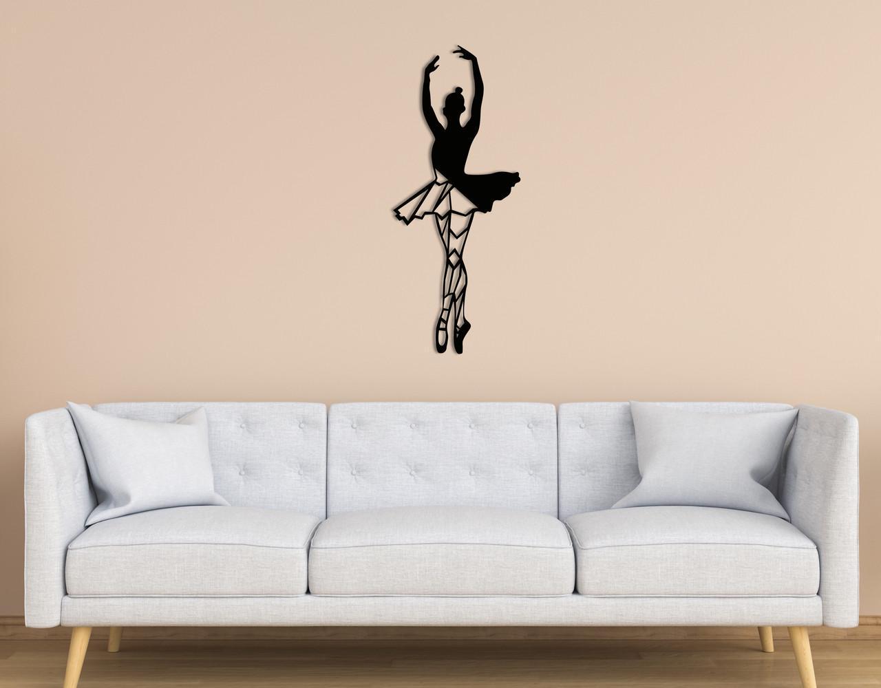 Декоративное панно на стену Upwood Decor Ballerina 150х61,7 см Black (1570641858)
