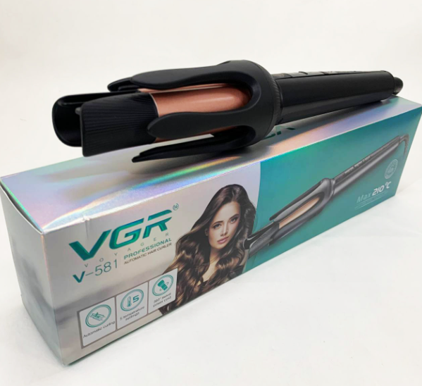 Плойка для локонів VGR V-581 автоматична керамічна 130-210°C 45 Вт Чорний (2730047756)
