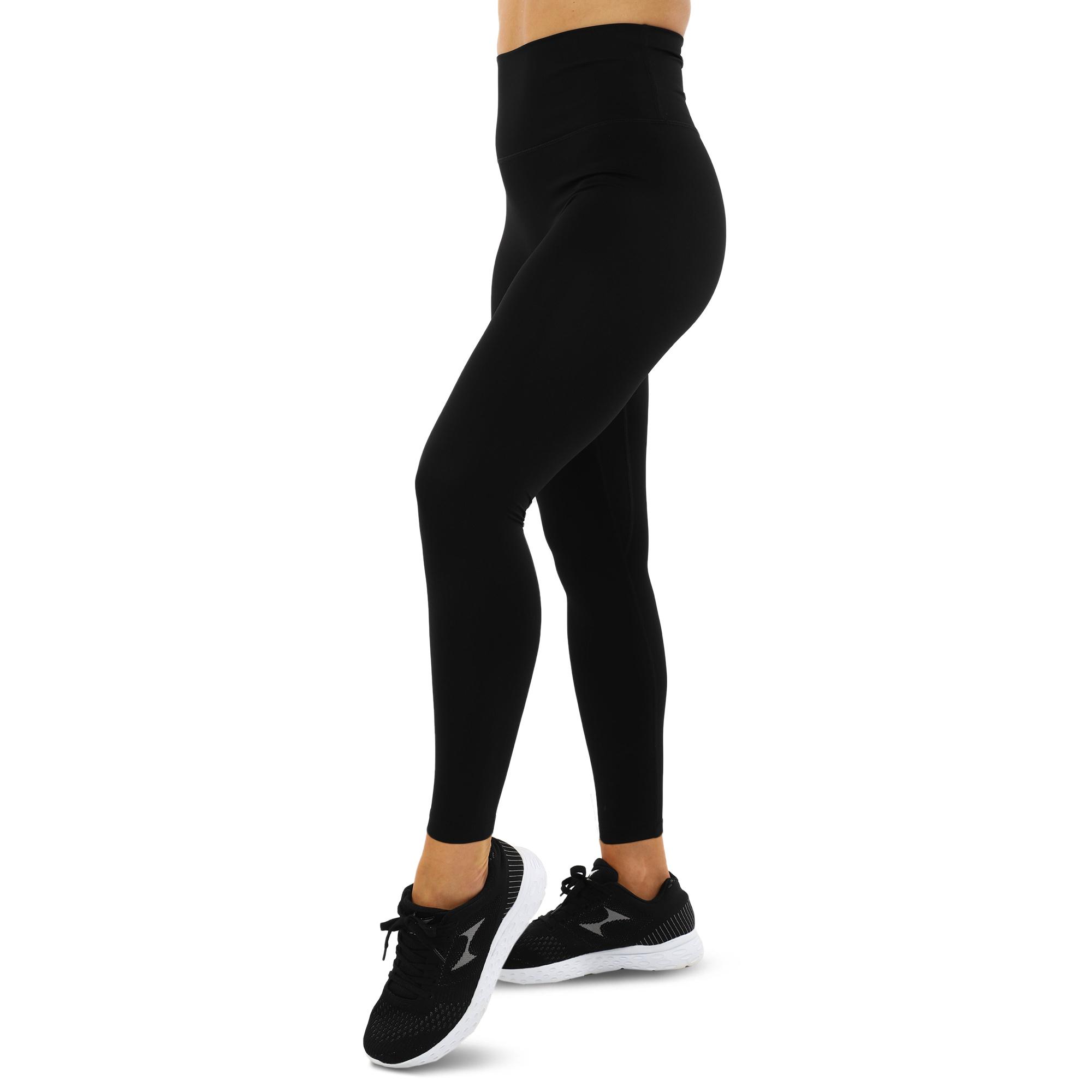 Лосины спортивные женские VSX C350 с высокой талией S Черный (C350_Черный_S)