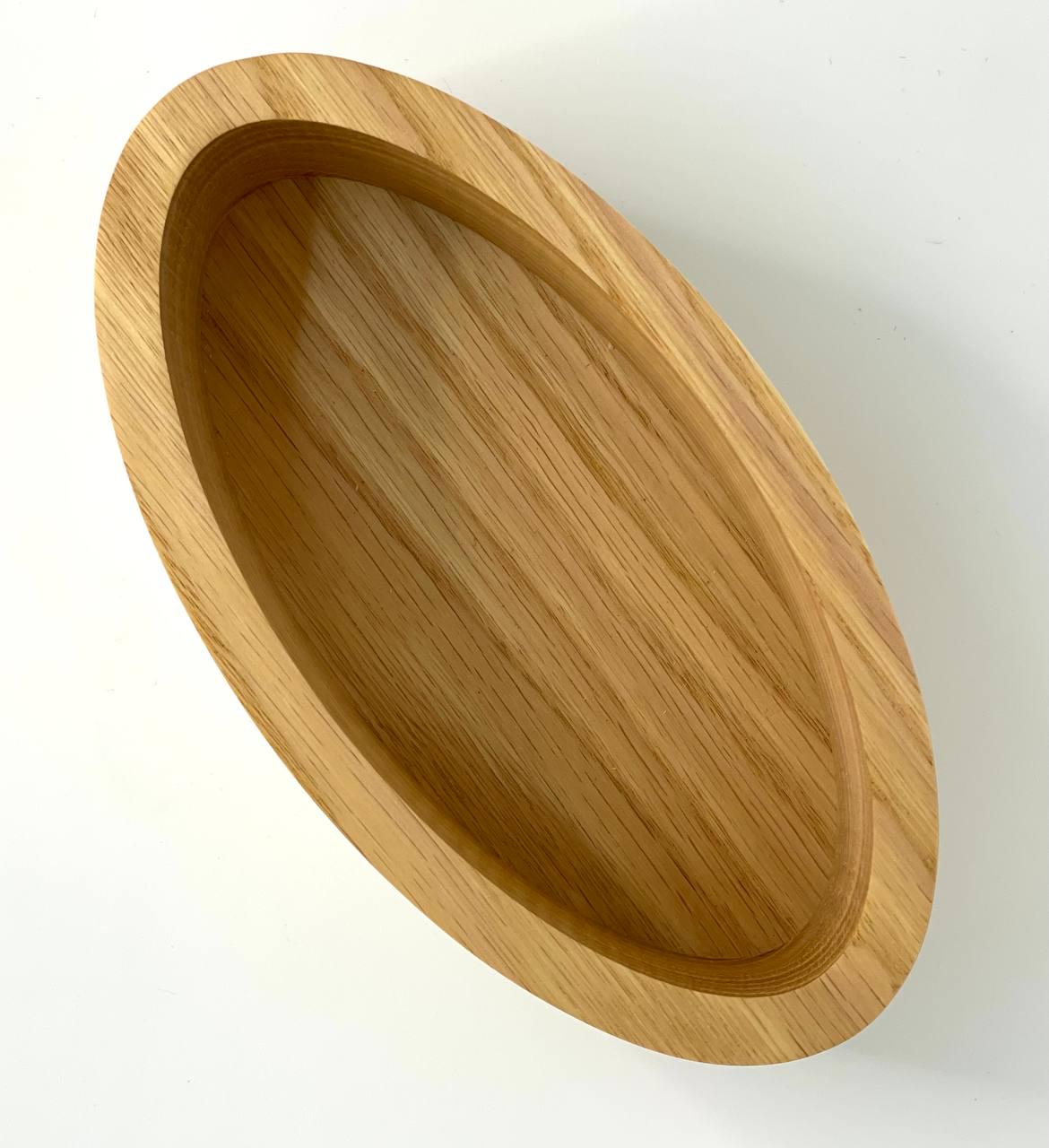 Овальная емкость из красного дуба со скругленным бортиком для изготовления контейнерной свечи (9276203) - фото 10