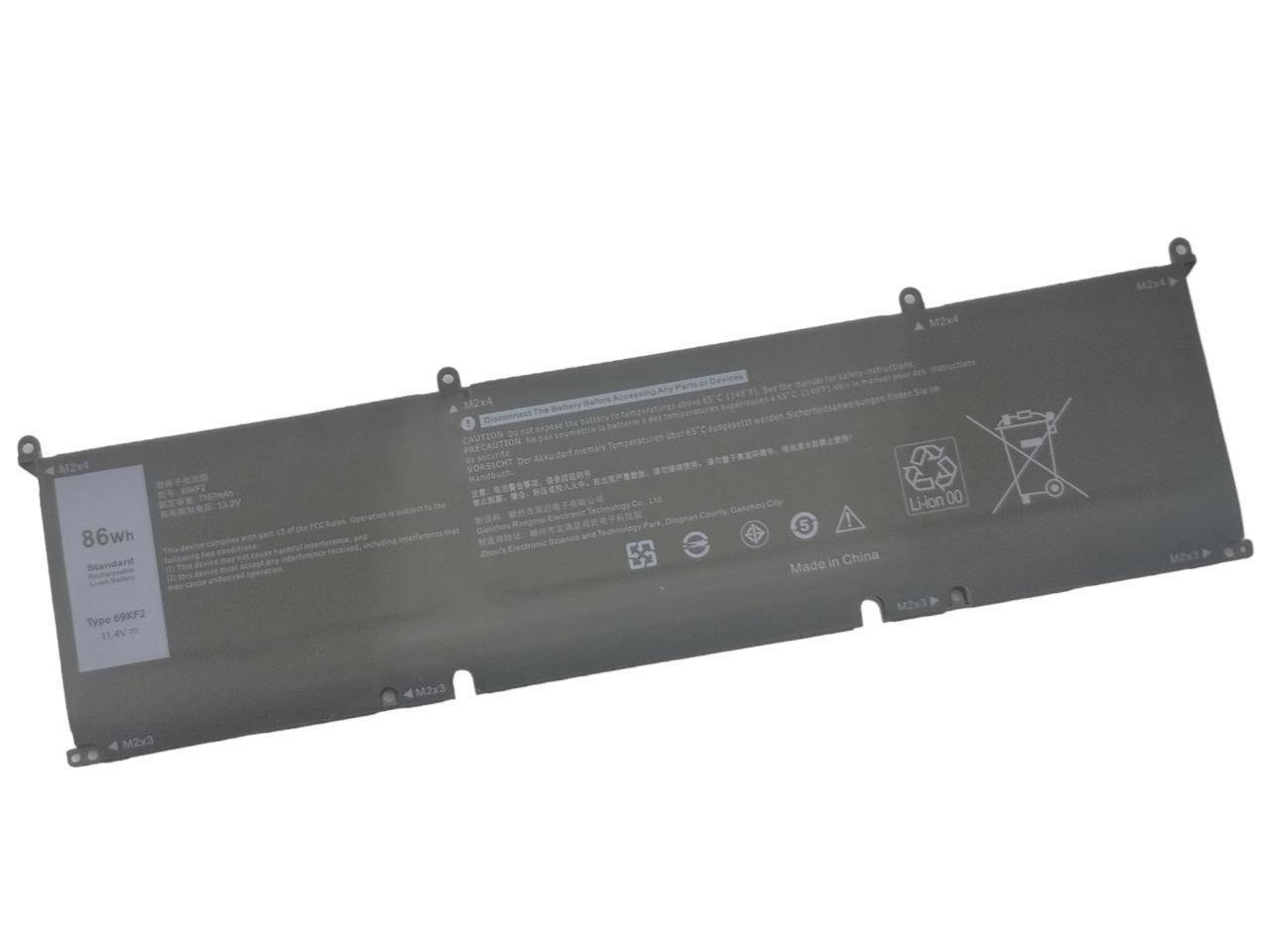 Акумулятор для Dell Alienware M15/M17/G15/XPS 8FCTC/69KF2/DVG8M/P8P1P/M59JH/70N2F 7167 mAh 86Wh (23478090)