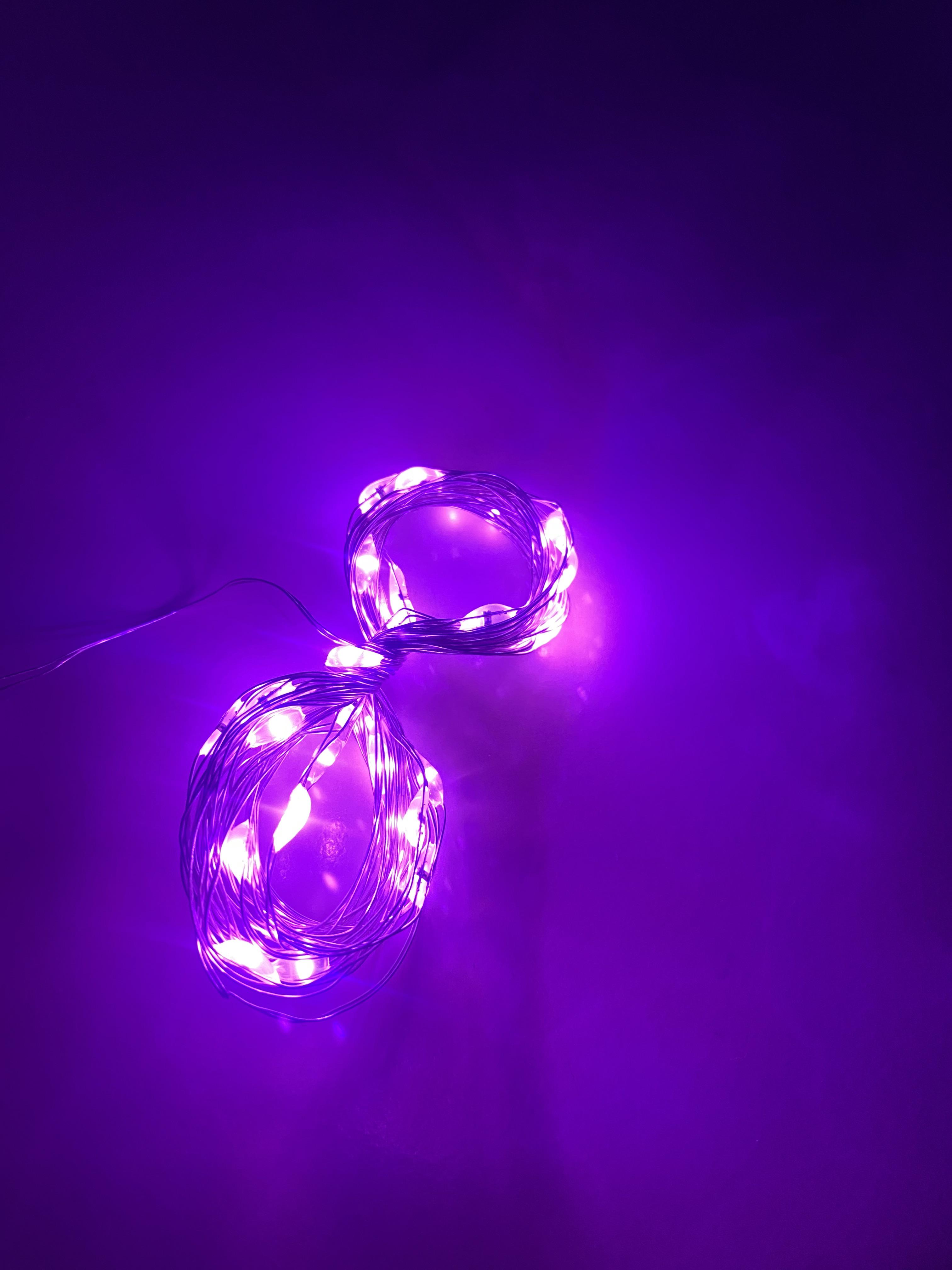 Гірлянда роса міні на батарейках 2 м Рожевий (30469104) - фото 3