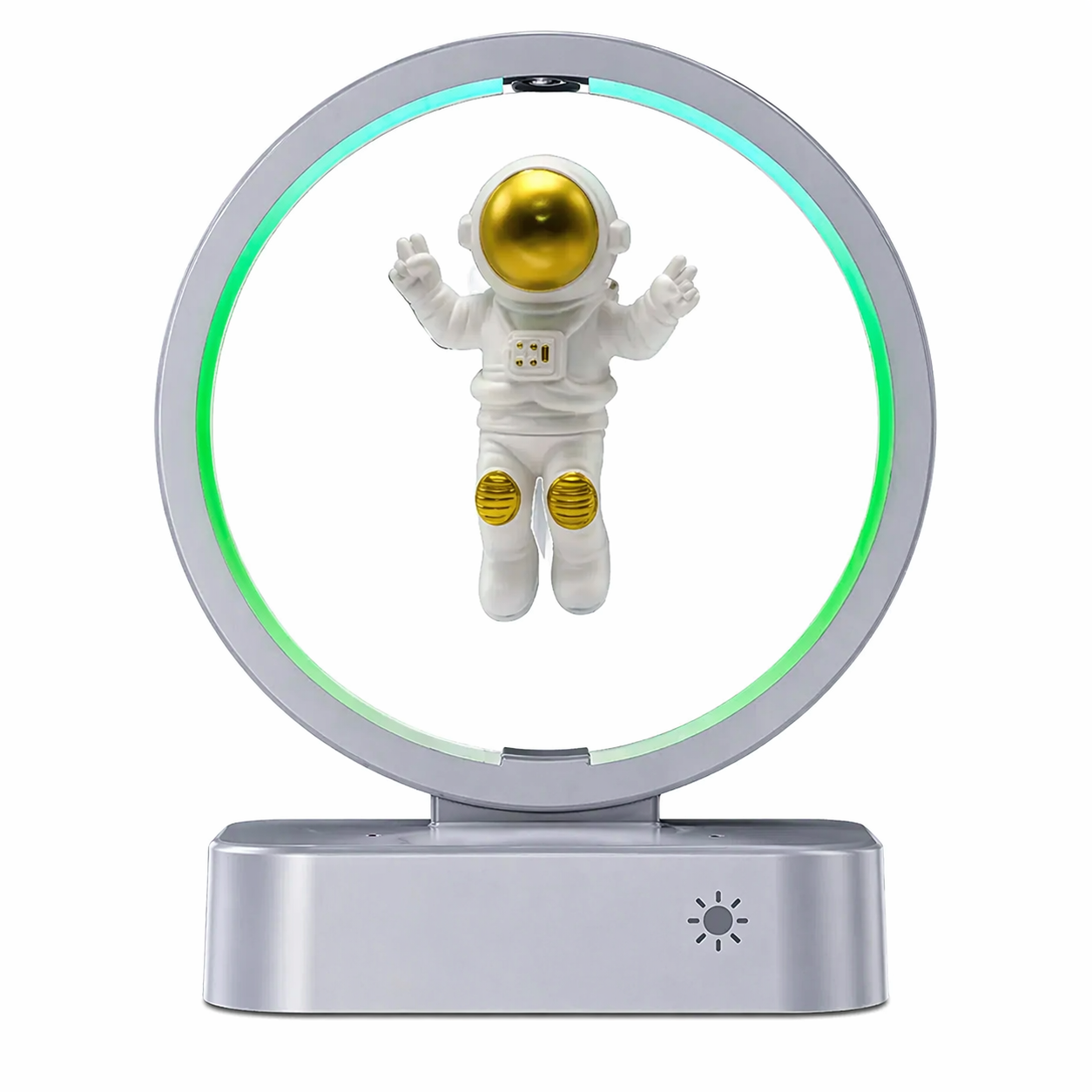 Ночник RGB левитирующий космонавт с колонкой (1014-002-01)