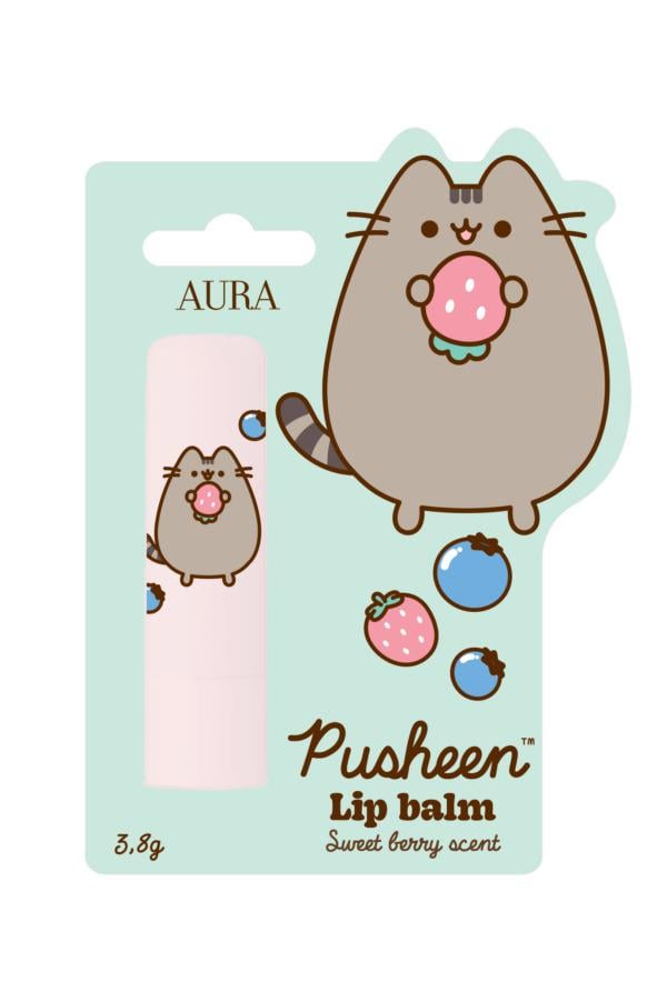 Бальзам для губ Pusheen 3D з ароматом солодких ягід 3,8 г (124236)