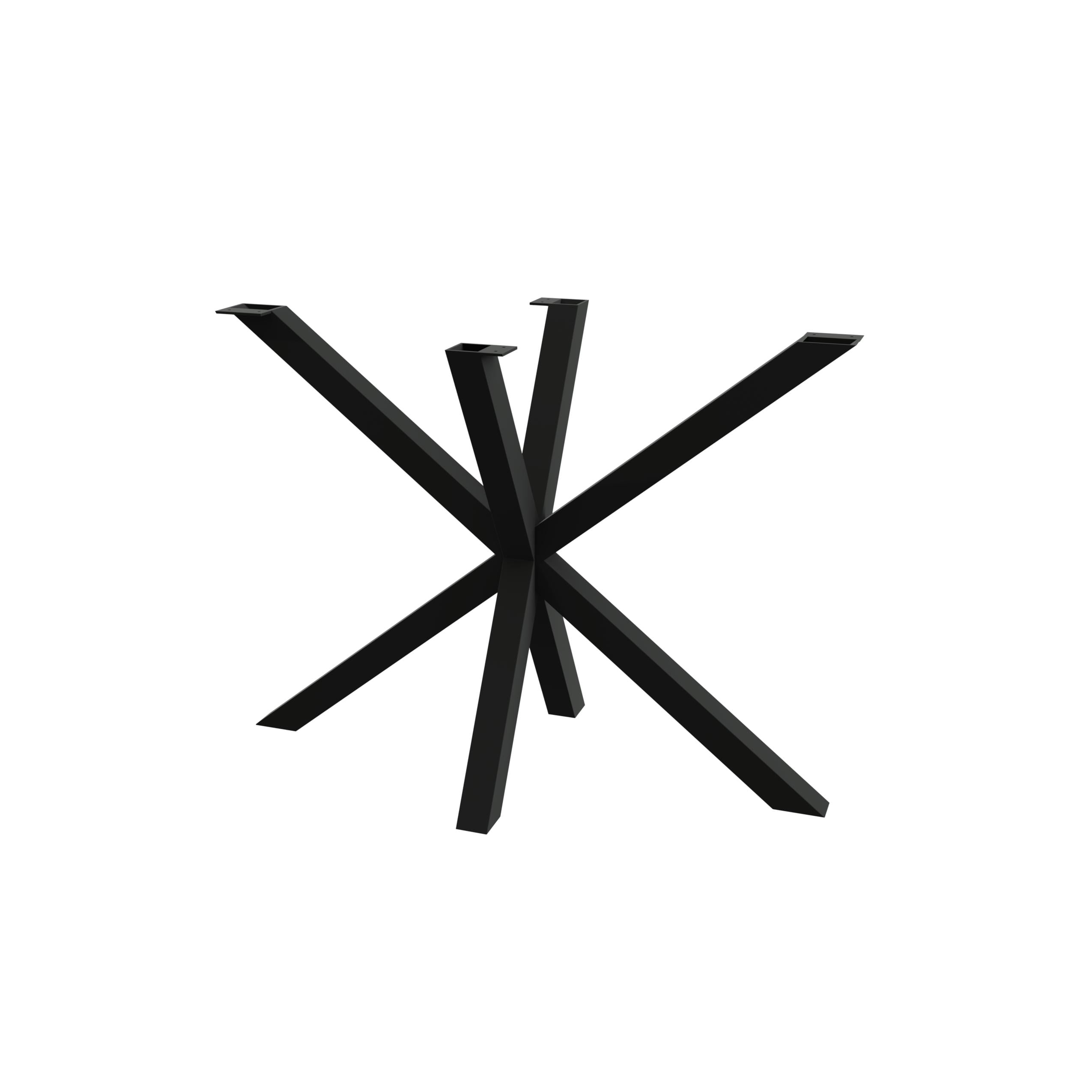 Опора для стола металическая Lofty Жук-2 Серия 22 ширина 980х480 мм Черный