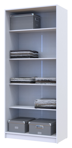 Шафа Doros Promo з полицями 90х48х204 см Білий (42005100) - фото 3