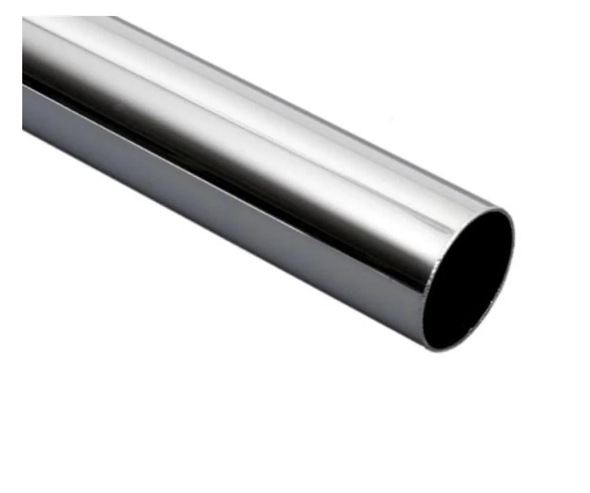 Труба меблева 25x0,6x1000 мм Хром