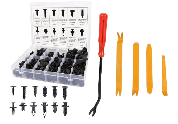 Кліпси для салону авто з 5 знімачами 240 шт. (Е051377-50611)