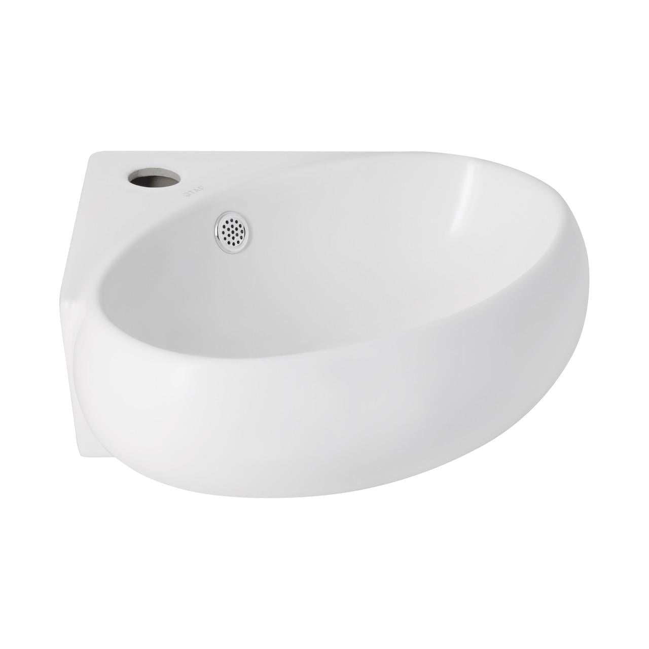 Раковина Qtap Leo 380x360x130 мм White (QT11115010WN)