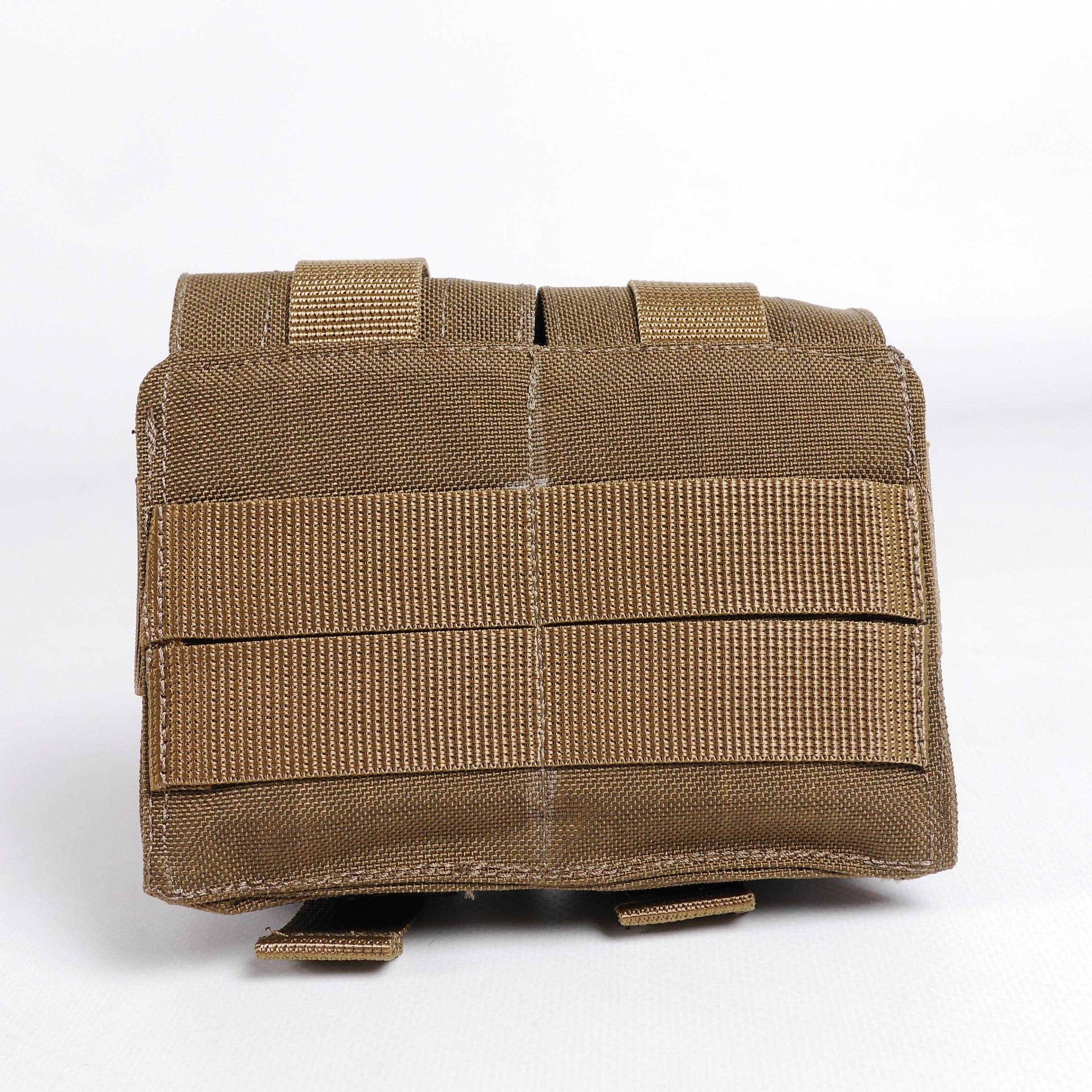 Подсумок под 2 гранаты KIBORG GU Double Mag Pouch Coyote - фото 5 Подсумок под 2 гранаты KIBORG GU Double Mag Pouch Coyote - фото 5