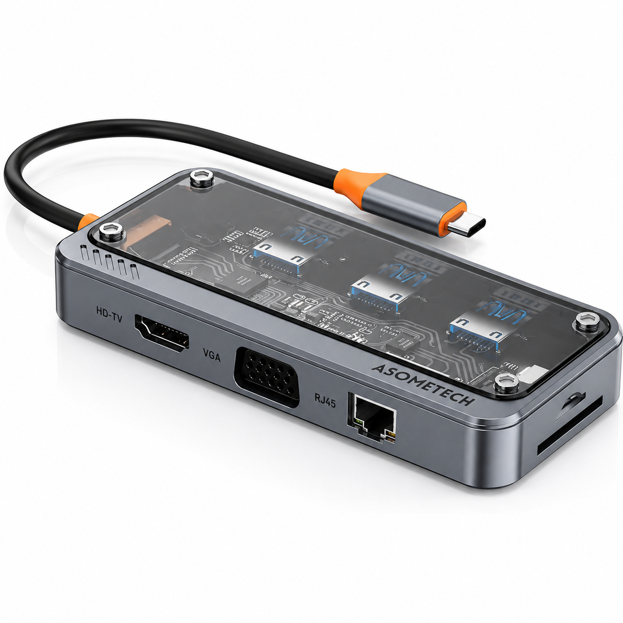 Хаб Asometech Smooth Connection 100W 10in1 (1012-901-00)