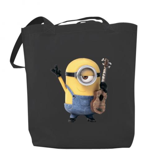 ЭКО-сумки-шопер Миньон с гитарой (295389-28-39467)