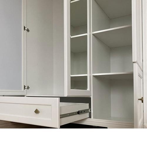 Шафа розпашна Гербор Клео 3d/1s з дзеркалом Білий (GRB-1416) - фото 3 Шафа розпашна Гербор Клео 3d/1s з дзеркалом Білий (GRB-1416) - фото 3