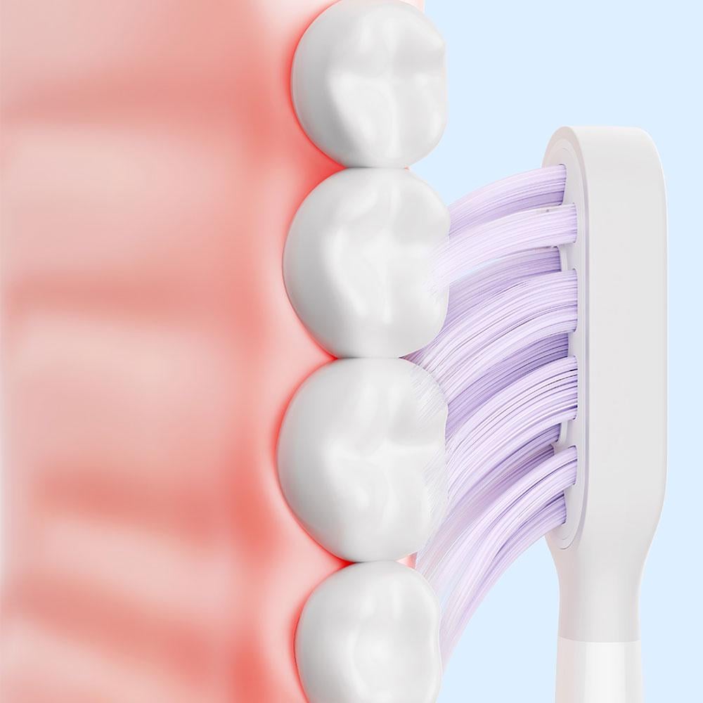 Насадка для зубної електрощітки MiJia T301/T302/T501/T501C Sensitive 3 шт. (MBS306) - фото 5 Насадка для зубної електрощітки MiJia T301/T302/T501/T501C Sensitive 3 шт. (MBS306) - фото 5