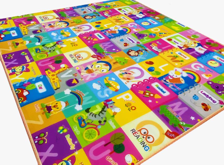 Термокилимок дитячий двосторонній Англійській Алфавіт 36/Панда 66 200x180x1 см (1724988032) - фото 4 Термокилимок дитячий двосторонній Англійській Алфавіт 36/Панда 66 200x180x1 см (1724988032) - фото 4