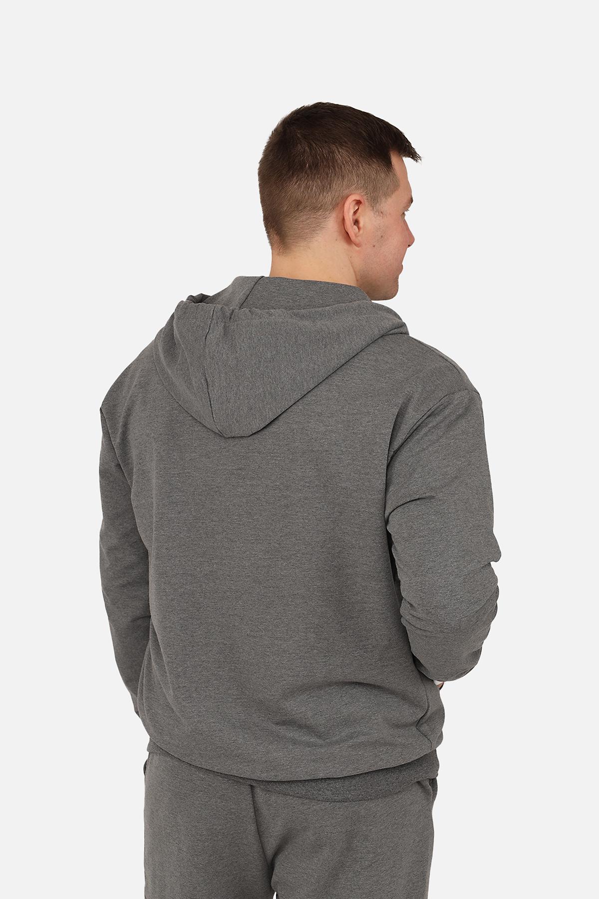 Толстовка на блискавці чоловіча р. 54 Темно-сірий (SKT001035280) - фото 6 Толстовка на блискавці чоловіча р. 54 Темно-сірий (SKT001035280) - фото 6