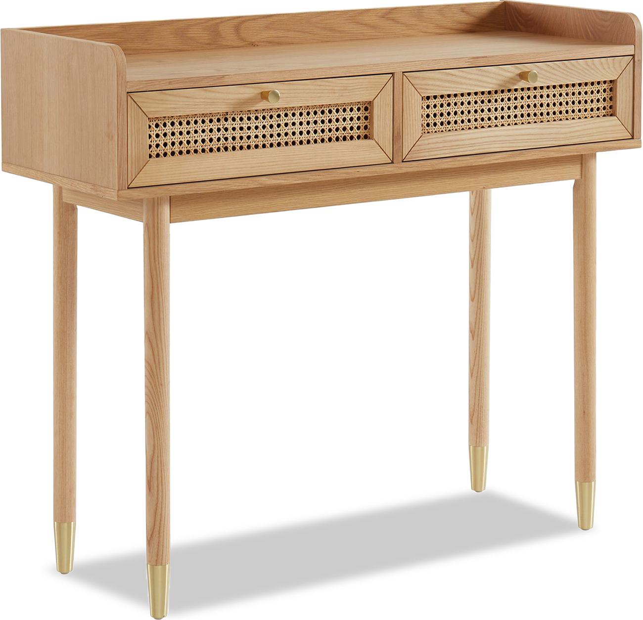 Консольный столик Solana с 2 ящиками Natural wood (15074)