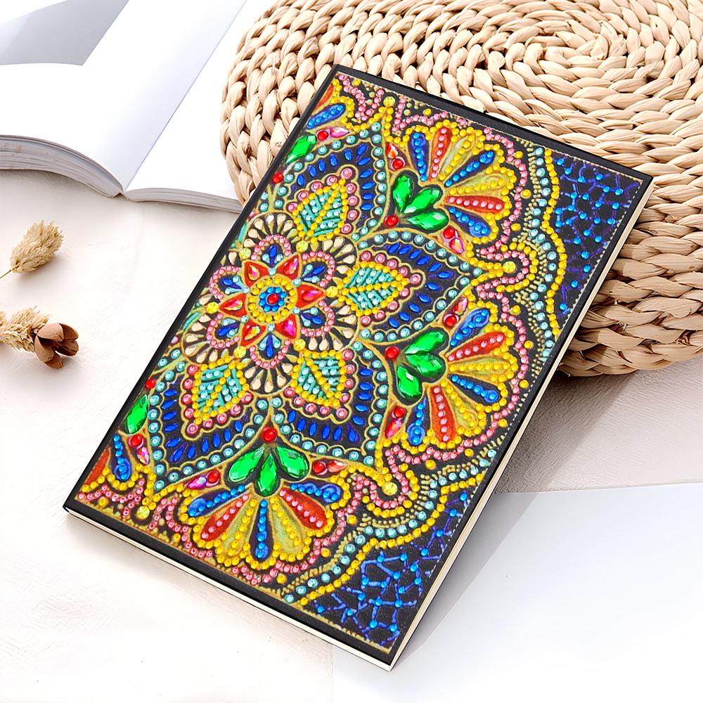 Блокнот алмазная мозаика SHLab Цветочная Фантазия SH-HM002 15х21 см (32200)