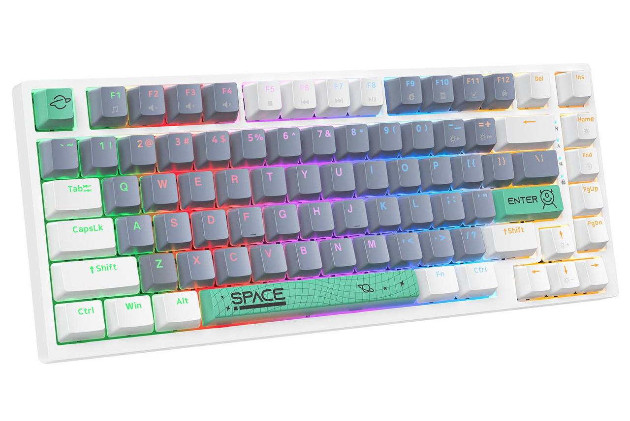 Клавиатура игровая механическая Onikuma G-52 Pro беспроводная с 3 режимами подключения RGB-подсветкой (467837)