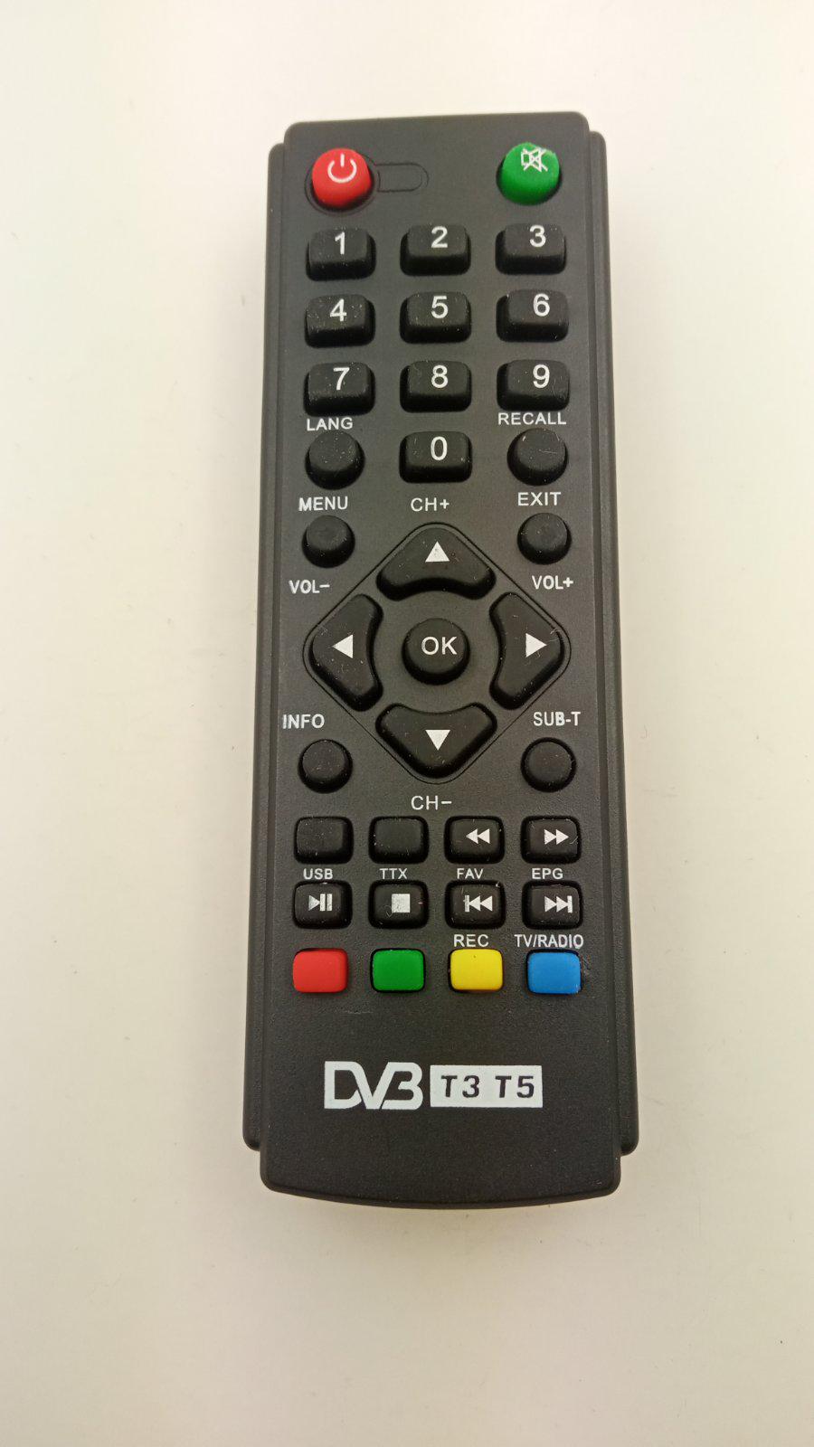 Пульт для DVB-T2 DVB T3/T5/T7 (17727)