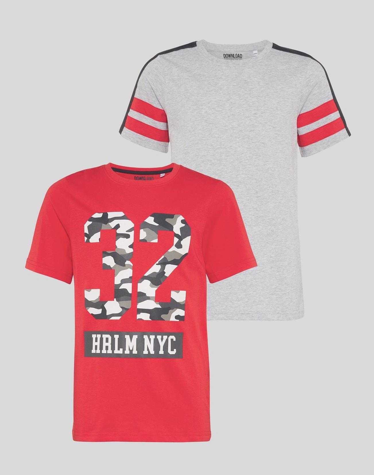 Набір футболок C&A для хлопчика 158-164 см Червоний/Сірий (2083181)