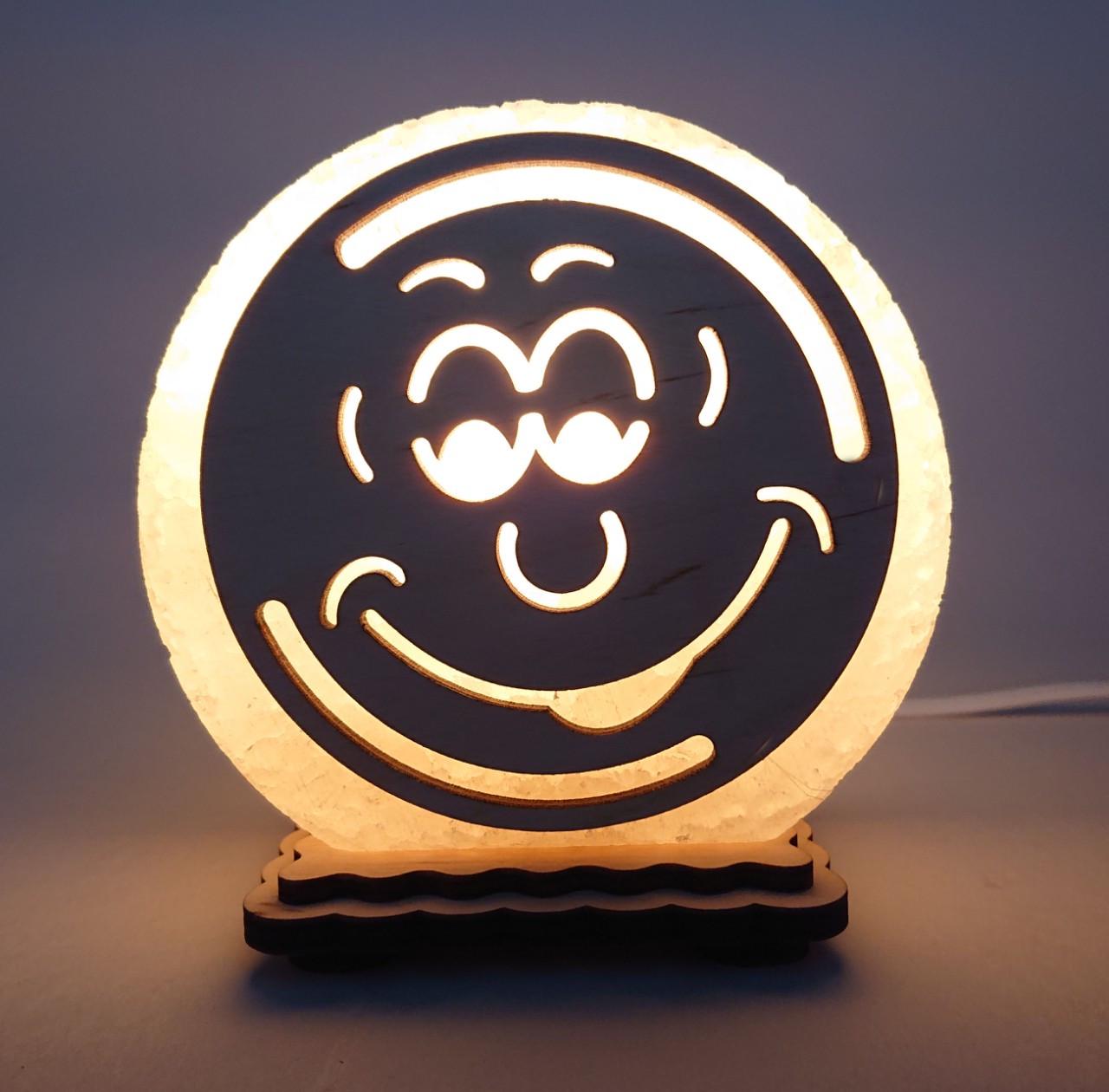 Соляной светильник Смайлик (KM-00012-y)