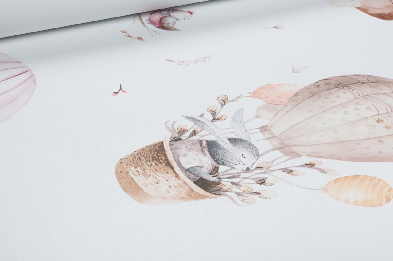 Шпалери флізелінові RASCH Kids World 2 300529 Декор вініл гарячого тиснення 0,53х10,05 м Бежевий