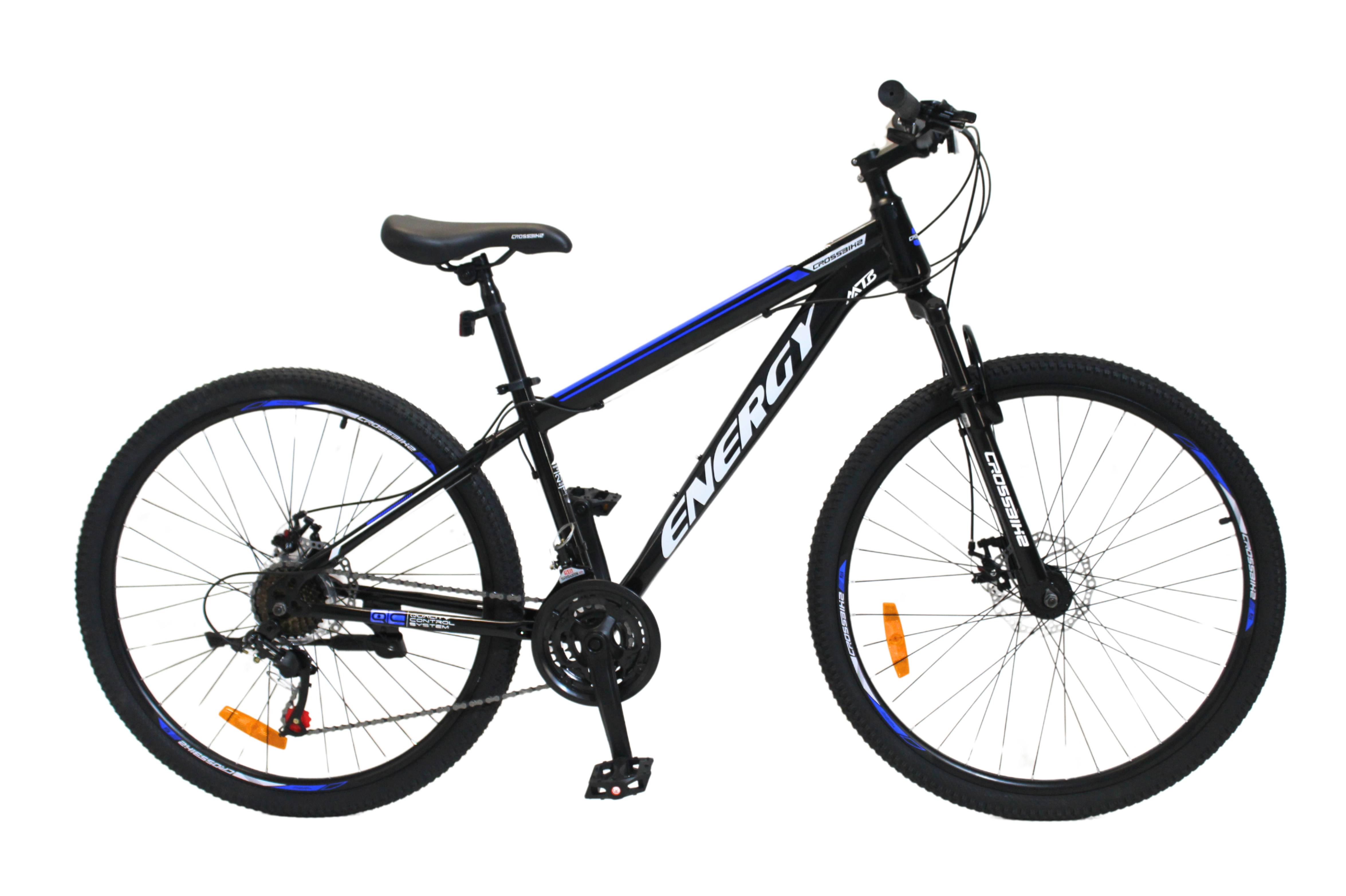 Велосипед CrossBike Energy 27,5" 15" Черно-синий