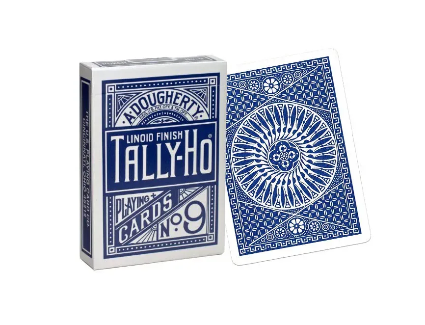 Карты игральные Tally-Ho Circle Back Standard Index Синий