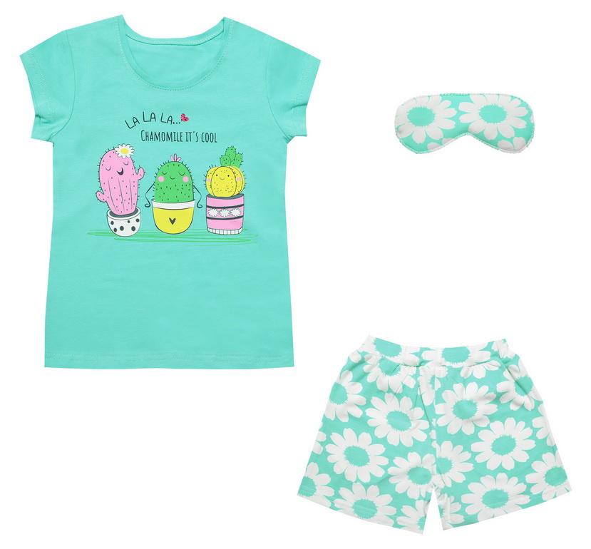 Комплект одежды детский Gabbi KTW-19-1 Кактус хлопковый 110 см Ментоловый (1705758705) Комплект одежды детский Gabbi KTW-19-1 Кактус хлопковый 110 см Ментоловый (1705758705)