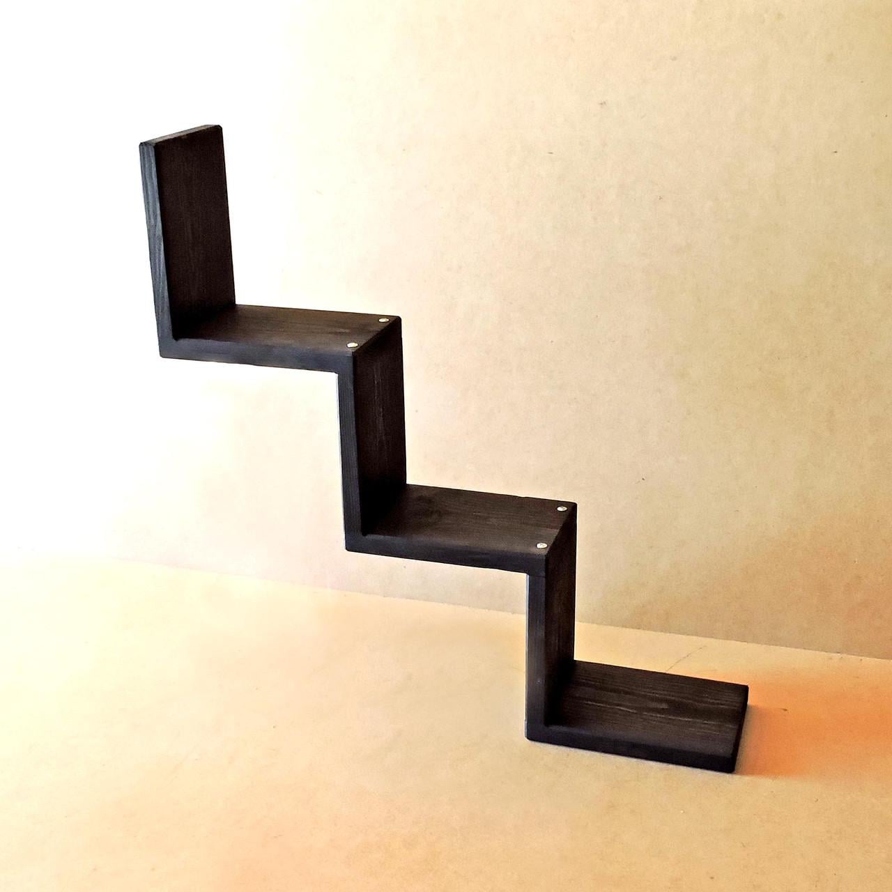 Полка настенная из дерева Тайбэй Венге (НСП-000203)