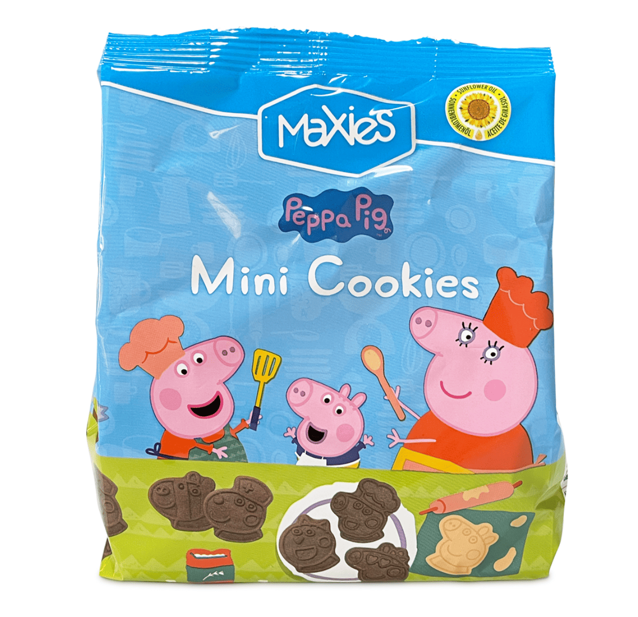 Печенье Maxies Peppa Pig Mini Cookies со вкусом какао 250 г (3150279840)
