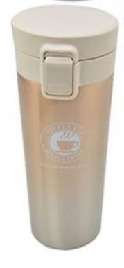 Термокружка Stenson MT-3898-035 350 мл Золотой (100559)