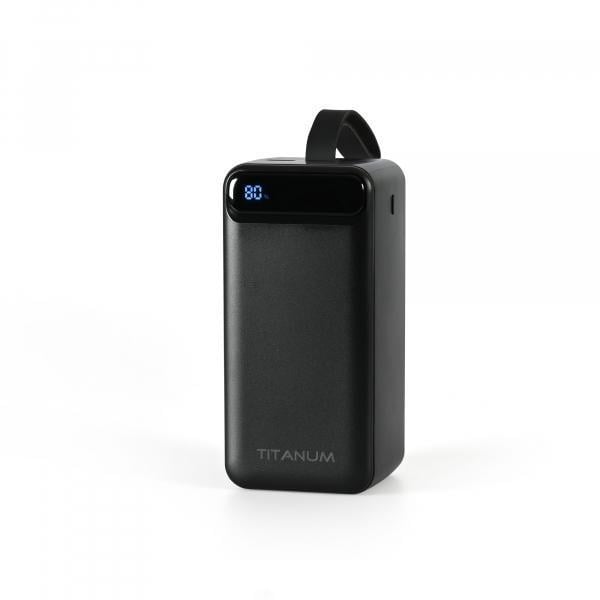 Повербанк Titanum 741S 50000 mAh 22,5 W Чорний (27531)