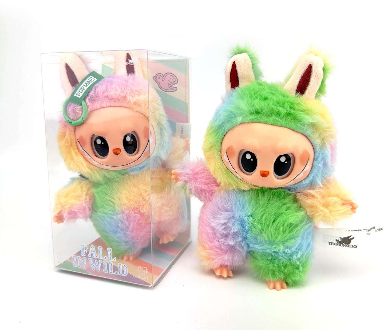 Мягкая игрушка-брелок Лабубу Labubu 4 серия 18 см Радужный (27883282) - фото 2 Мягкая игрушка-брелок Лабубу Labubu 4 серия 18 см Радужный (27883282) - фото 2