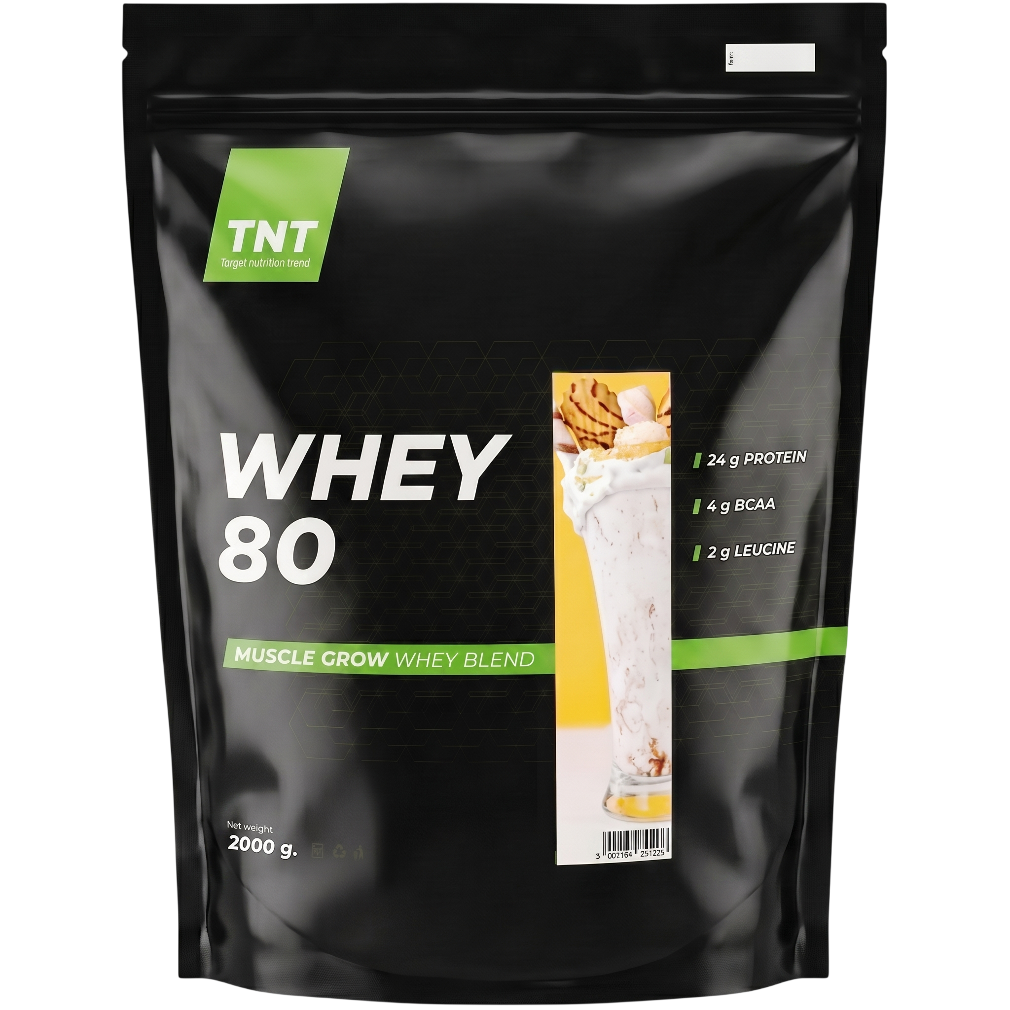 Протеїн TNT Nutrition Whey 80 Muscle Grow Ваніль 2 кг