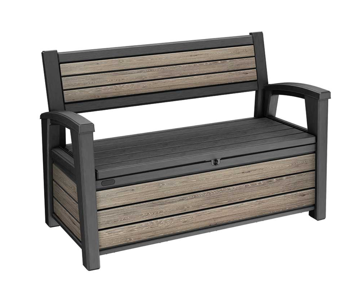 Скамейка-ящик для хранения Keter Deco Bench 227L Ясень (261850)