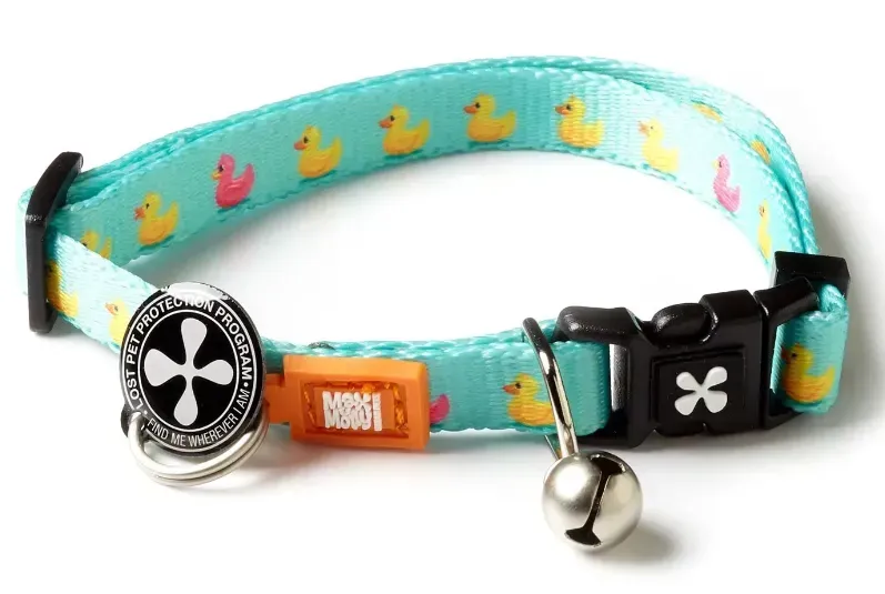 Ошейник для кошек Max&Molly Smart ID Cat Collar Ducklings one size Голубой (27426431)