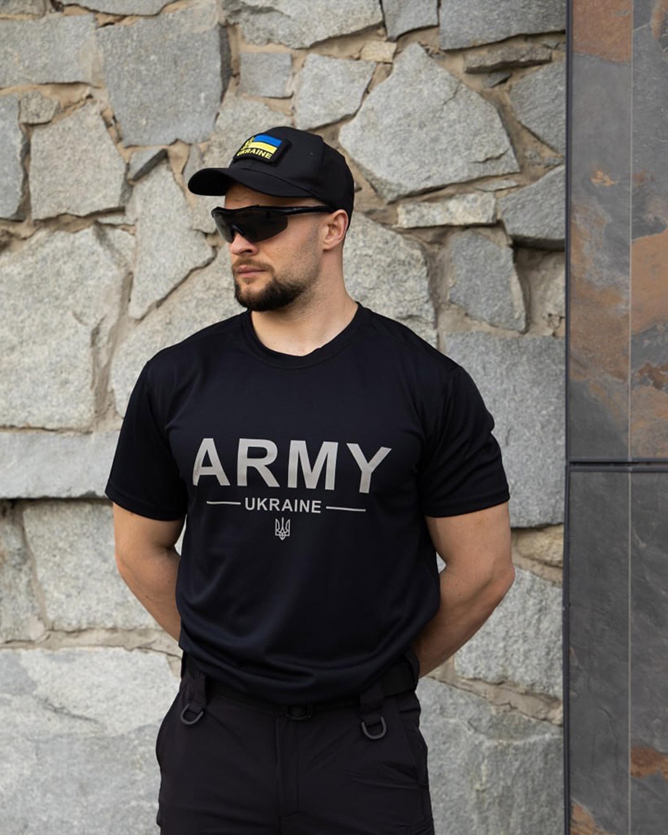 Футболка COOPERR Army Ukraine 5XL CoolMax Черный (FYT-14.2.5XL)