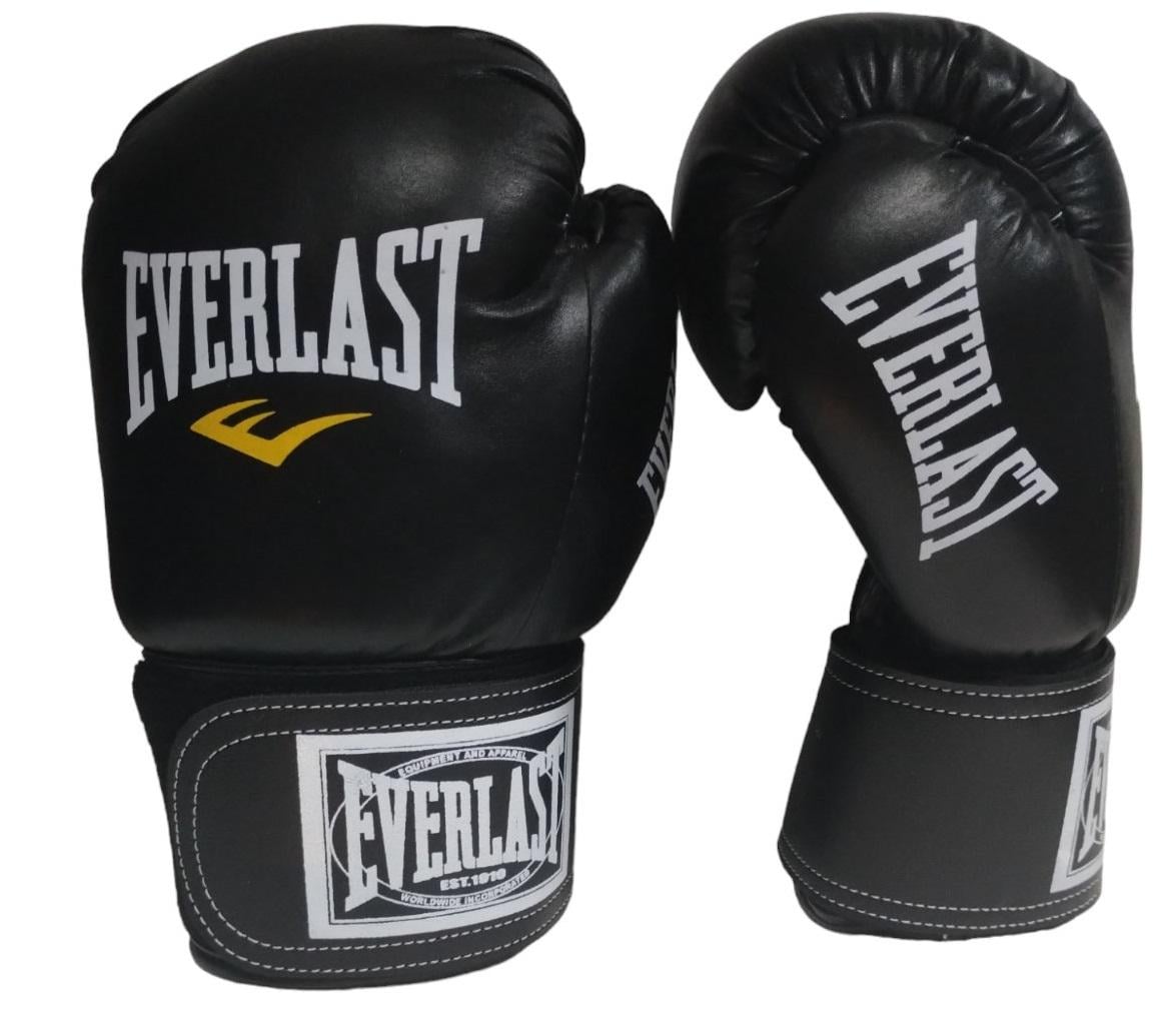 Боксерские перчатки Lev Sport EVERLAST кожа р. 10 Черный (8585053829333)