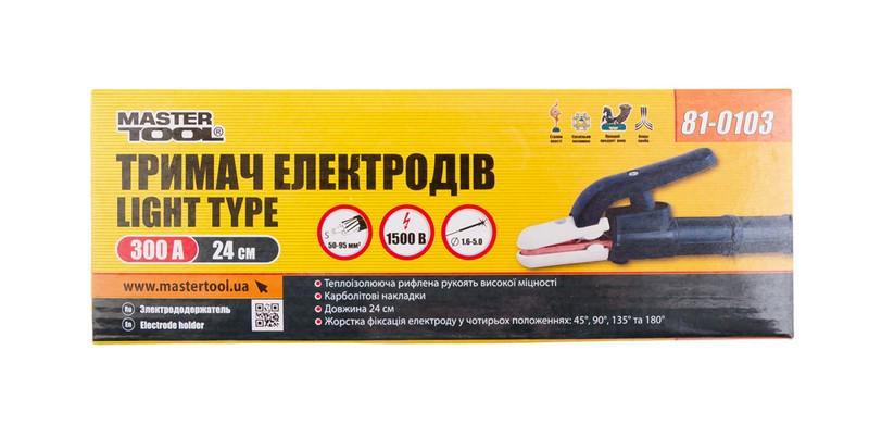 Держатель электродов Mastertool Light type 300 А (81-0103) - фото 2